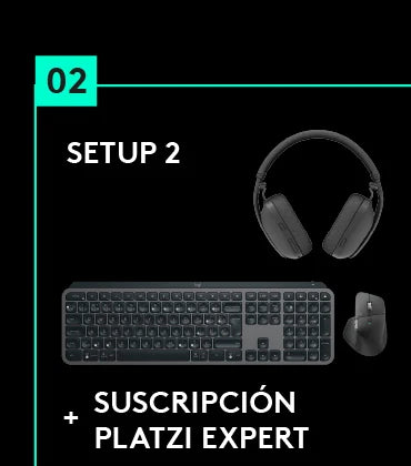 Setup 2 de premios Logitech Coder Month 2026