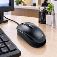 Mouse Alámbrico Genius DX-120 USB Negro 1200 DPI - escena lifestyle 2 de uso real