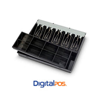 Cajón Monedero Digital POS KR-410 5 Puestos Riel Metalico - vista 3