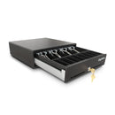Cajón Monedero Digital POS DIG-330 4 Puestos Riel Metalico - vista 6