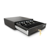 Cajón Monedero Digital POS DIG-330 4 Puestos Riel Metalico - vista 6