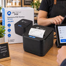 Impresora POS Térmica 58 mm Jaltech JAL801 USB + LAN + Tipo C - lifestyle retail-receipt - Media Factory POS