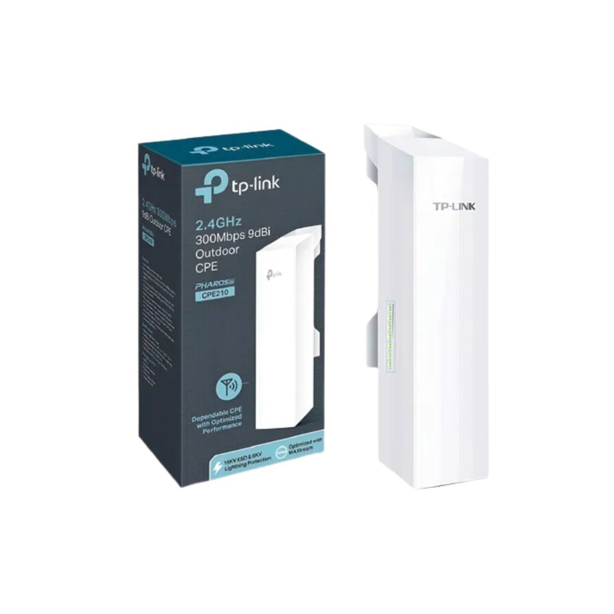 Punto de Acceso Exterior TP-Link CPE210 2.4GHz 300Mbps
