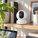 Cámara Wi-Fi EZVIZ H6c Pro 3MP 2K 360° Interior - lifestyle home-office - Media Factory