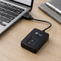 Lector Huellas Biométrico Jalpos Lhb conectado a un computador