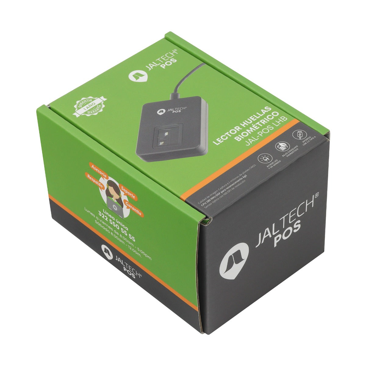 Lector Huellas Biométrico Jalpos Lhb - vista oficial 4