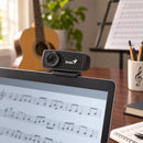 Cámara Web Genius FaceCam 1000X HD 720p con Micrófono — escena de clase de música a distancia