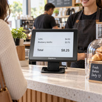 Pantalla Cliente Monitor Adicional Digital POS Dig-art 150W 9,7 pulgadas VGA - lifestyle cafe-checkout - Media Factory POS