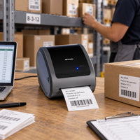 Impresora 2 en 1 Térmica y Etiqueta Bluetooth Omezizy D520BT - lifestyle warehouse-labeling - Media Factory POS