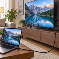 Cable HDMI Basik Tech 5 metros - escena lifestyle 1 de uso real
