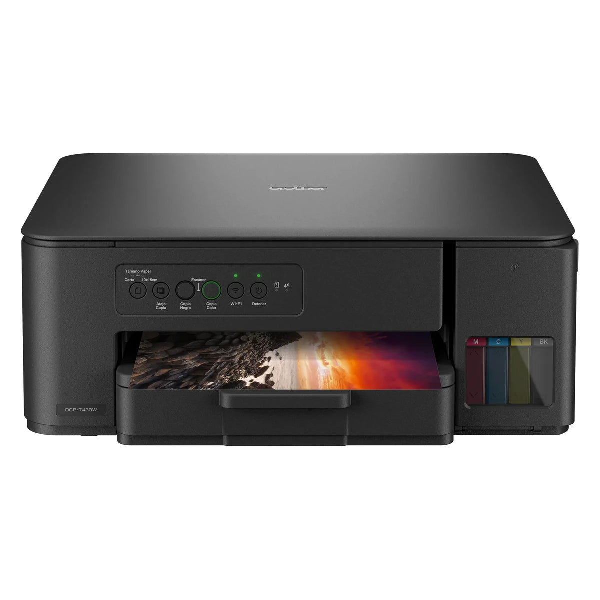 Impresora Brother DCP-T430W multifuncional WiFi de tinta continua — vista 1
