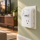 Protector de voltaje Unitec I-487 blanco — escena de sala