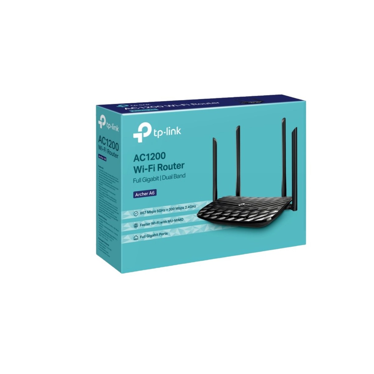 Router Gigabit TP-Link Archer A6 AC1200 Dual Band
