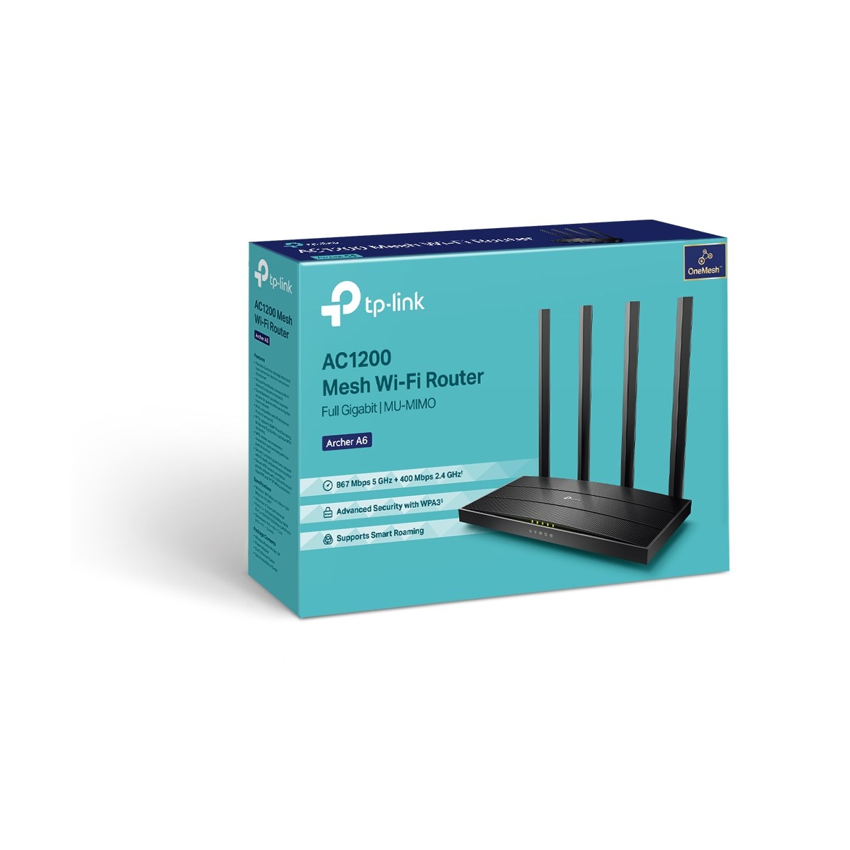 Router Gigabit TP-Link Archer A6 AC1200 Dual Band