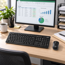 Combo Inalámbrico Logitech MK270 Teclado y Mouse - escena lifestyle 2 de uso real