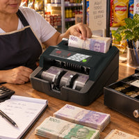 Contadora de Billetes Sat BC1250 - lifestyle minimarket-closing - Media Factory POS