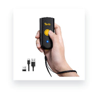 Lector de Códigos de Barra Portátil Mini Inalámbrico 2.4 BLUETOOTH Tera 1100L, vista del producto