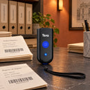 Lector de Códigos de Barra Portátil Mini Inalámbrico 2.4 Bluetooth Tera 1100L — tercera escena de uso en un ambiente editorial distinto
