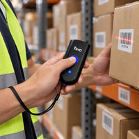Lector de Códigos de Barra Portátil Mini Inalámbrico 2.4 Bluetooth Tera 1100L - lifestyle warehouse-inventory - Media Factory POS