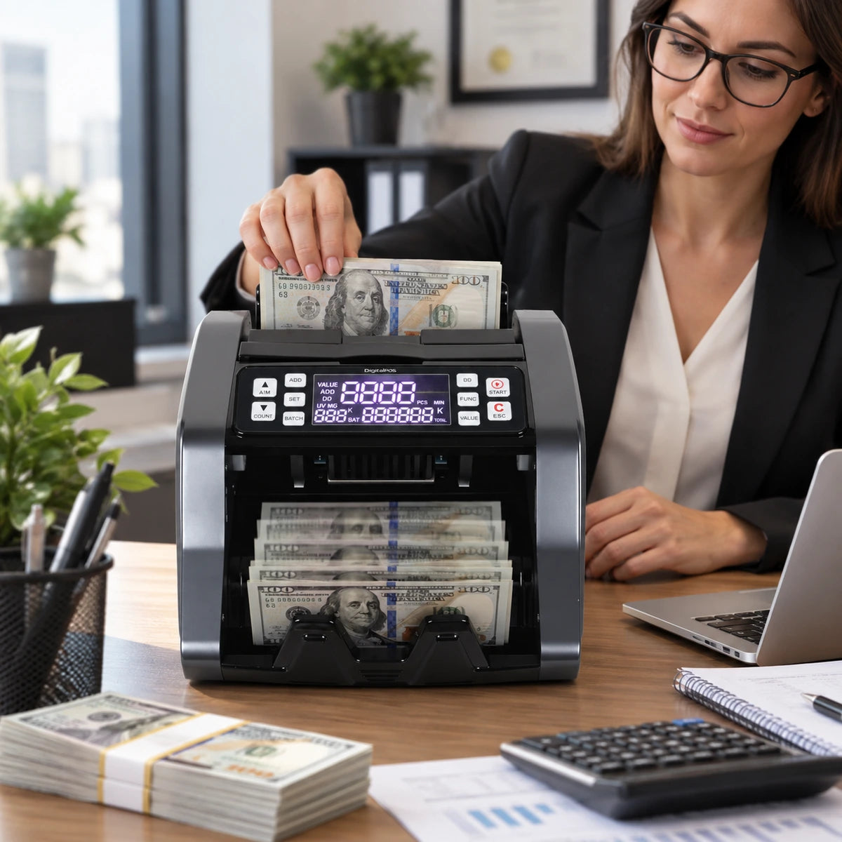 Contadora de Billetes Digital POS DIG-ALK05