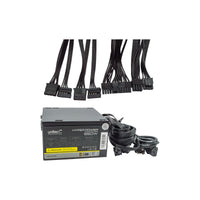 Fuente de poder ATX Unitec Hyper Power 550 W — fotografía técnica real 3