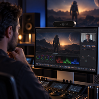 Cámara Web Logitech 4K Pro Magnética para Apple Pro Display XDR - 001664 lifestyle film postproduction 03