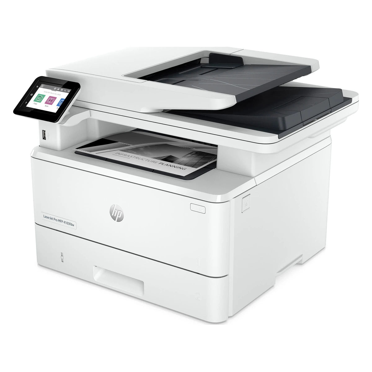 Impresora HP LaserJet Pro MFP 4103fdw láser WiFi dúplex — vista 2