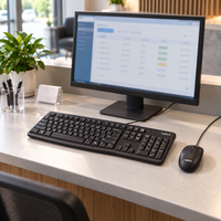 Combo USB Logitech MK120 Teclado y Mouse Negro - escena lifestyle 2 de uso real