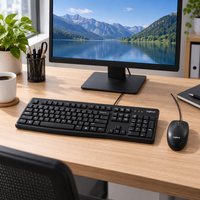 Combo USB Logitech MK120 Teclado y Mouse Negro - escena lifestyle 1 de uso real