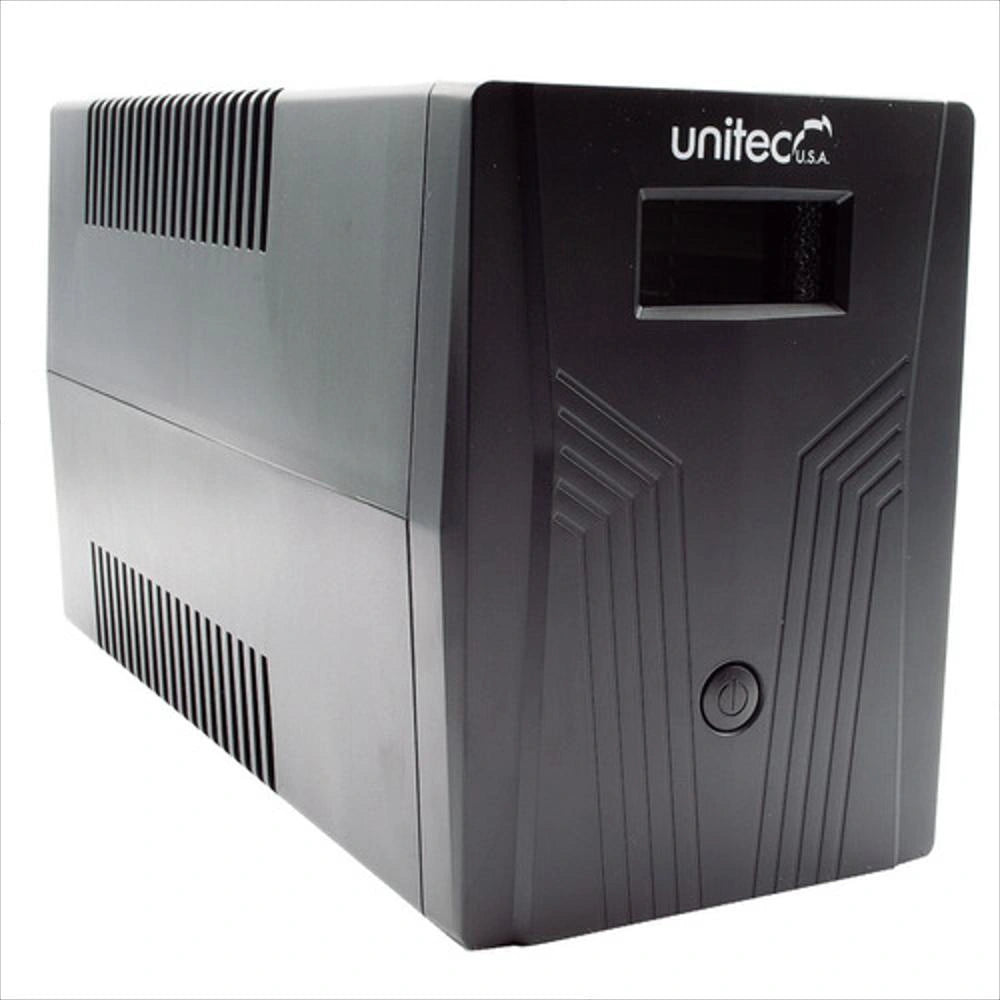 UPS interactiva Unitec U2500 2000 VA / 1200 W — vista real 3