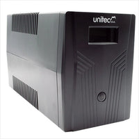 UPS interactiva Unitec U2500 2000 VA / 1200 W — vista real 3