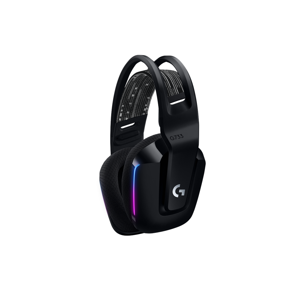 Diadema Gamer Logitech G733 LIGHTSPEED Inalámbrica Negra