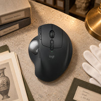 Trackball Logitech MX Ergo S grafito — escena de archivo y documentación