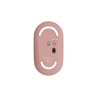 Mouse Bluetooth Logitech Pebble 2 M350s rosado — vista real 04