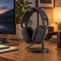 Diadema Inalámbrica Logitech Zone Vibe 100 Grafito - escena lifestyle 2 de uso real