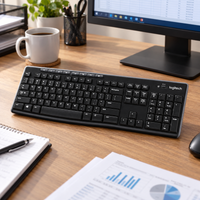 Teclado Inalámbrico Logitech K270 Negro - escena lifestyle 1 de uso real