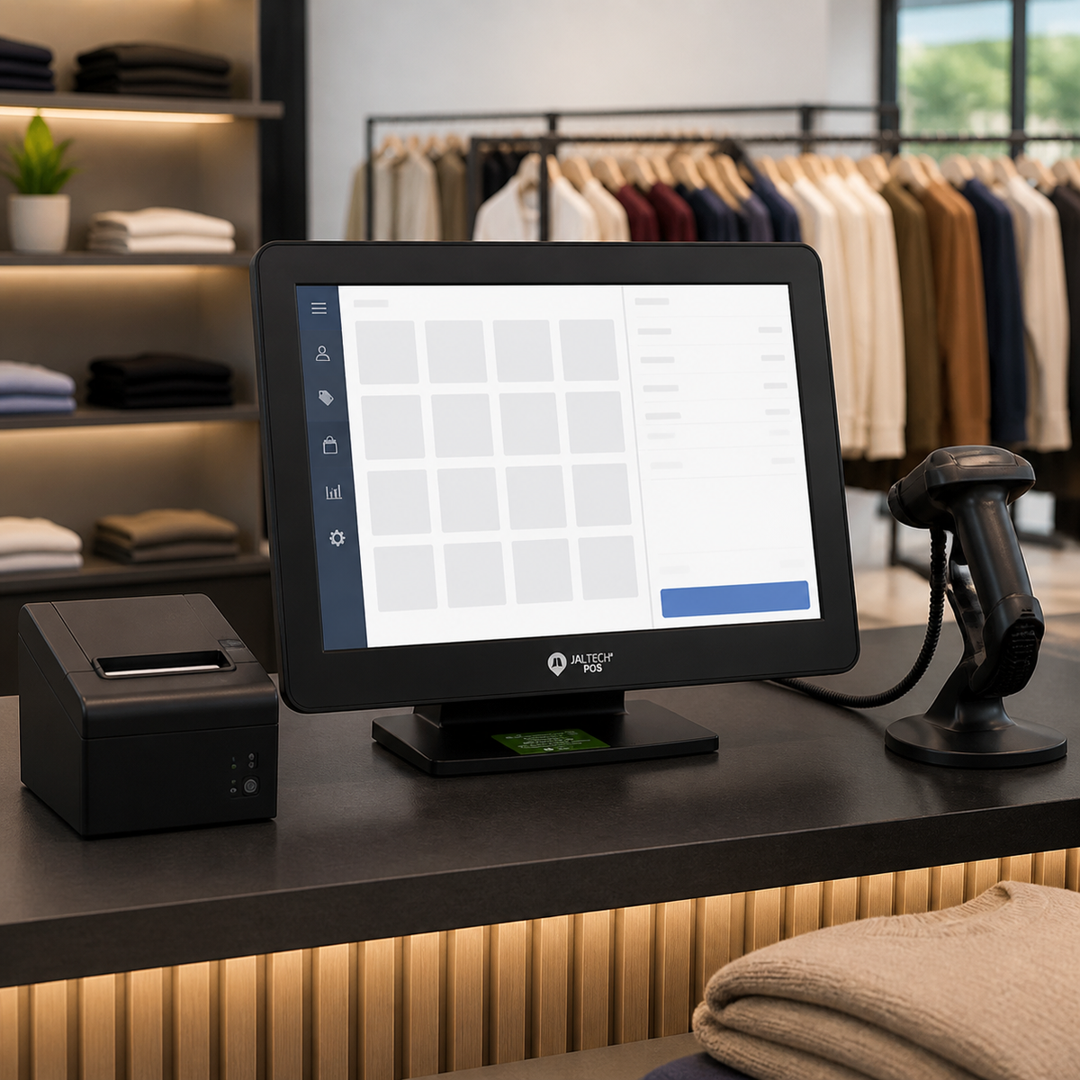 Monitor POS Jaltech 15" Táctil HDMI JAL-1515