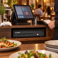 Cajón Monedero Sat 119 5 Puestos Riel Pasta - lifestyle restaurant-counter - Media Factory POS