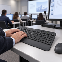 Teclado Inalámbrico Logitech Signature K650 Grafito Español - 002030 lifestyle training classroom 03
