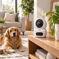 Cámara Wi-Fi EZVIZ H7c Dual 4MP Doble Lente 360° Interior - lifestyle family-interior - Media Factory