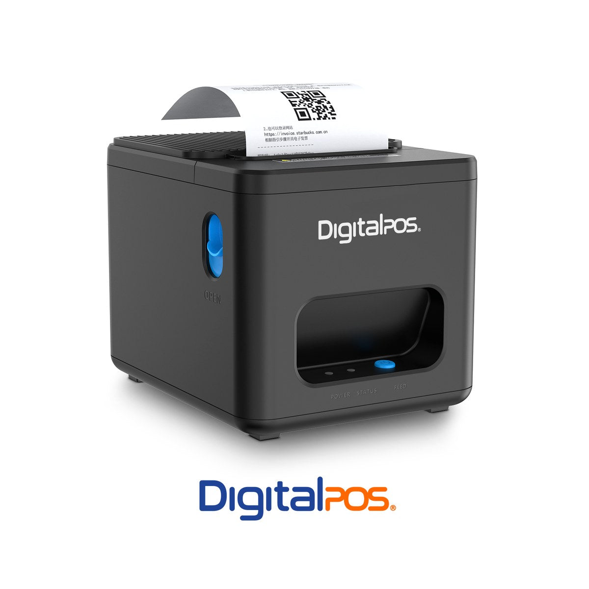 Impresora POS Térmica 80MM Digital POS DIG-E200I USB + LAN, vista 3
