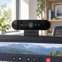 Cámara Web Logitech Brio 4K Ultra HD con HDR - escena lifestyle 1 de uso real