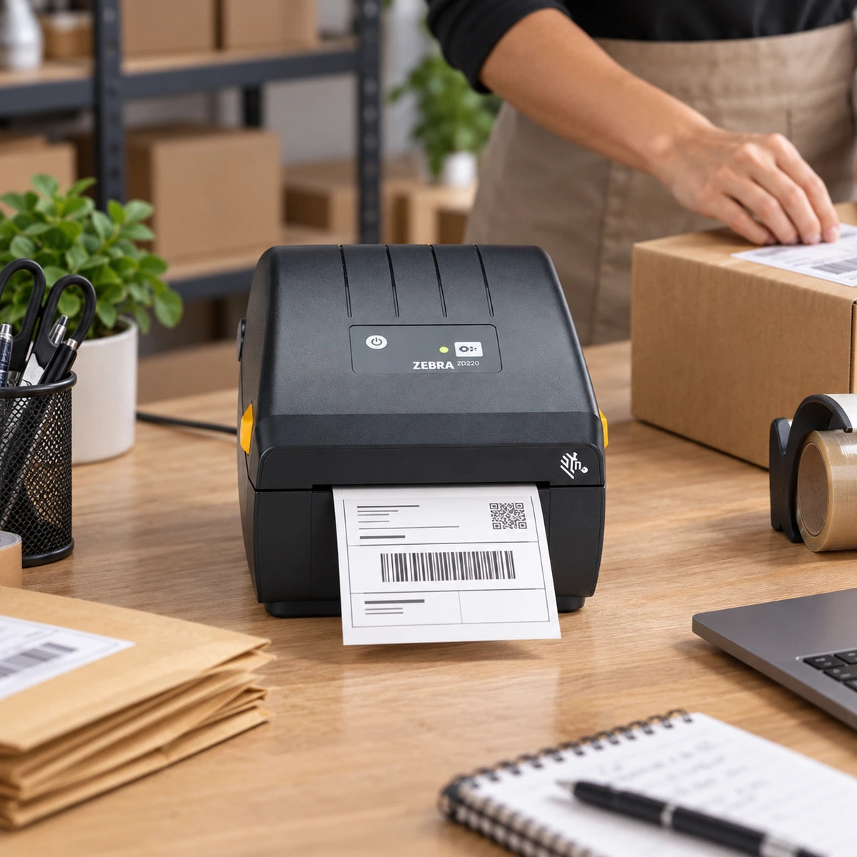 Impresora de Etiqueta Zebra ZD 220 - lifestyle ecommerce-dispatch - Media Factory POS