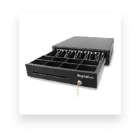 Cajón Monedero Digital POS Eco KR-410 5 Puestos Riel Pasta, vista del producto