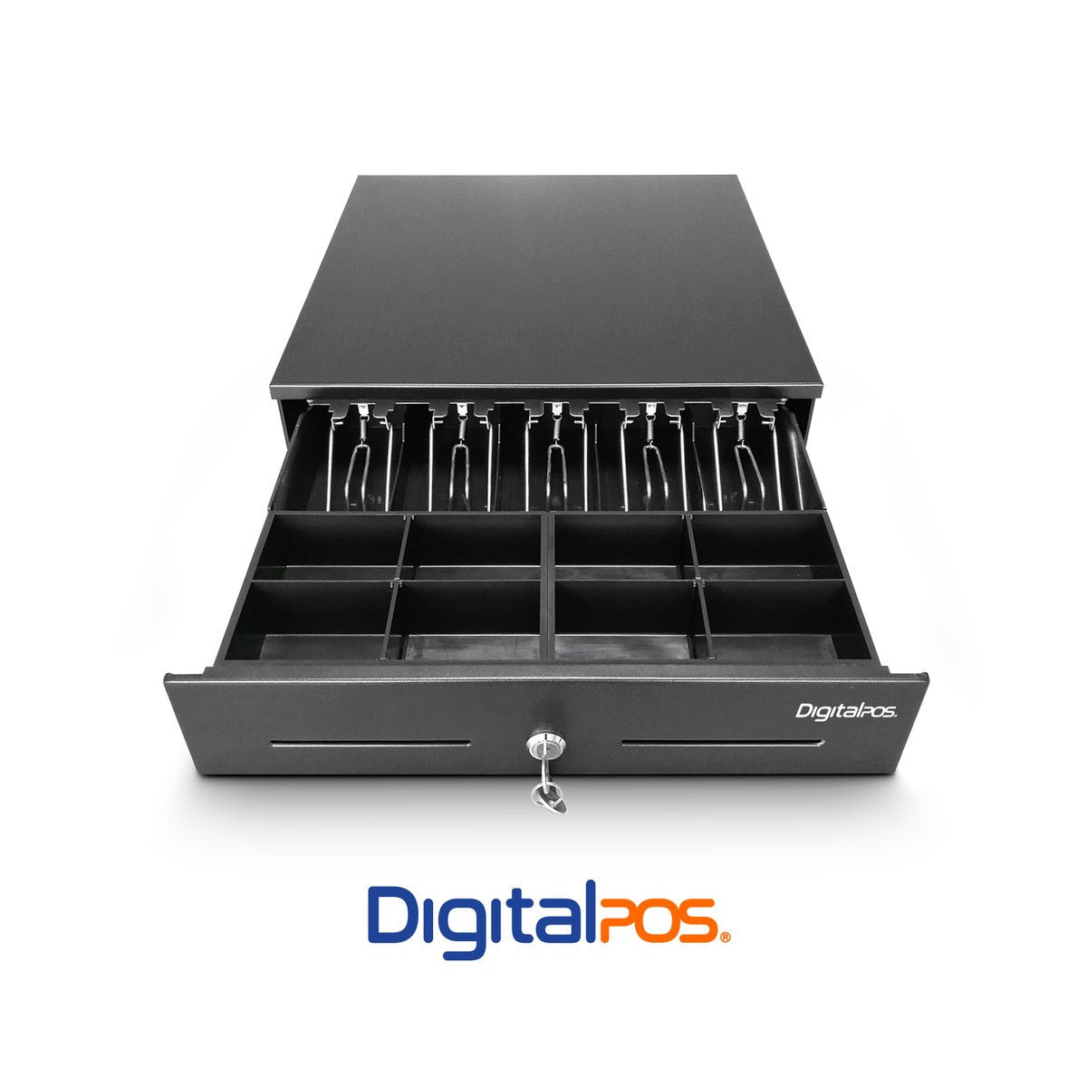 Cajón Monedero Digital POS Eco KR-410 5 Puestos Riel Pasta - vista 1