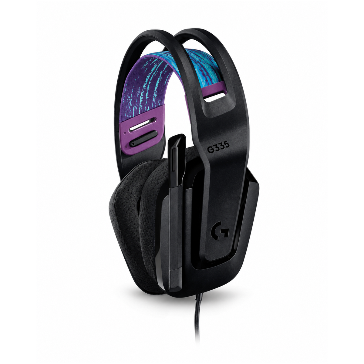 Diadema Gamer Logitech G335 Alámbrica Negra, vista 2