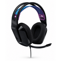 Diadema Gamer Logitech G335 Alámbrica Negra, vista 3