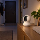 Cámara Wi-Fi Tapo C210 3MP 2K 360° Interior - lifestyle entry-night - Media Factory
