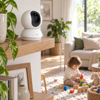 Cámara Wi-Fi Tapo C210 3MP 2K 360° Interior - lifestyle playroom - Media Factory