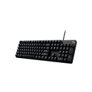 Teclado mecánico gamer Logitech G413 SE negro